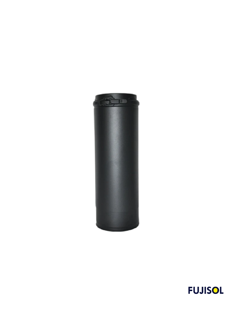Tubo telescópico desde 55cm a 90cm lacado negro