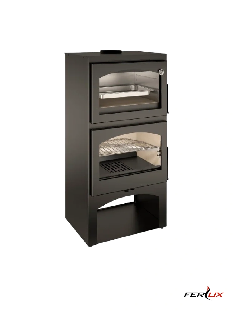 Chimenea de leña con horno 8kw Ferlux Maro