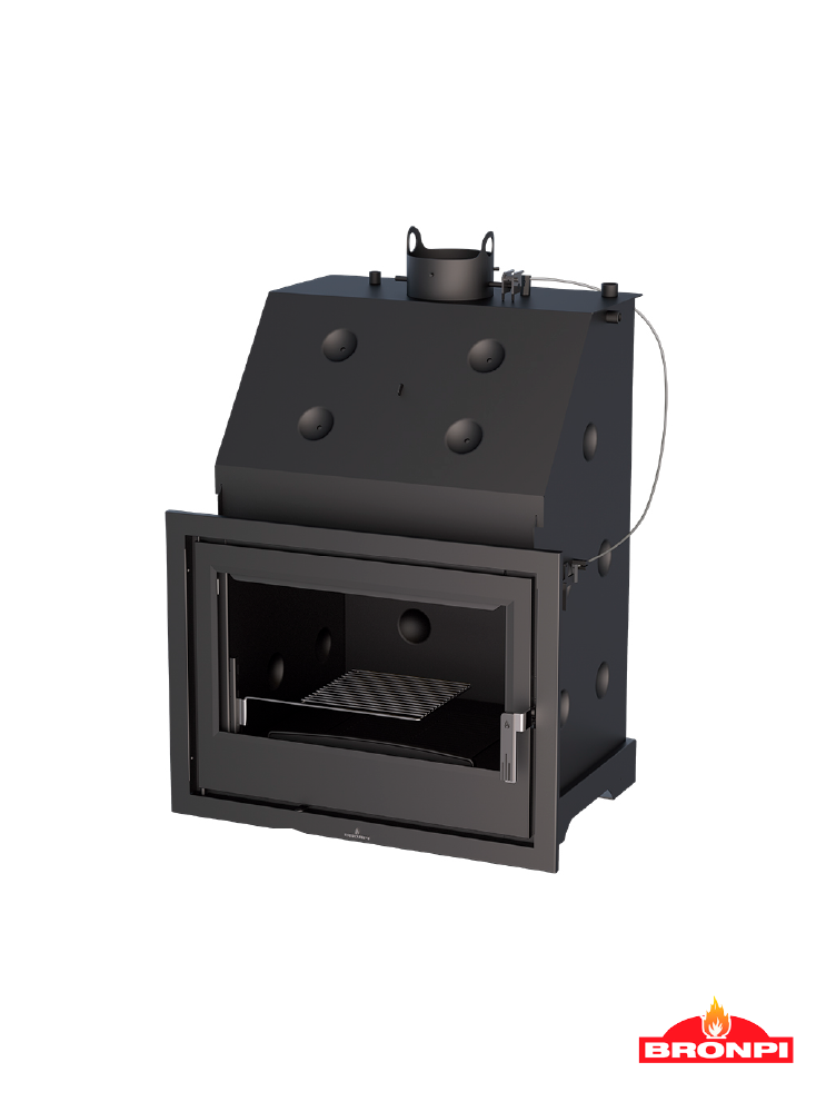 Hidroestufa de leña Hydrobronpi 80E 27kw