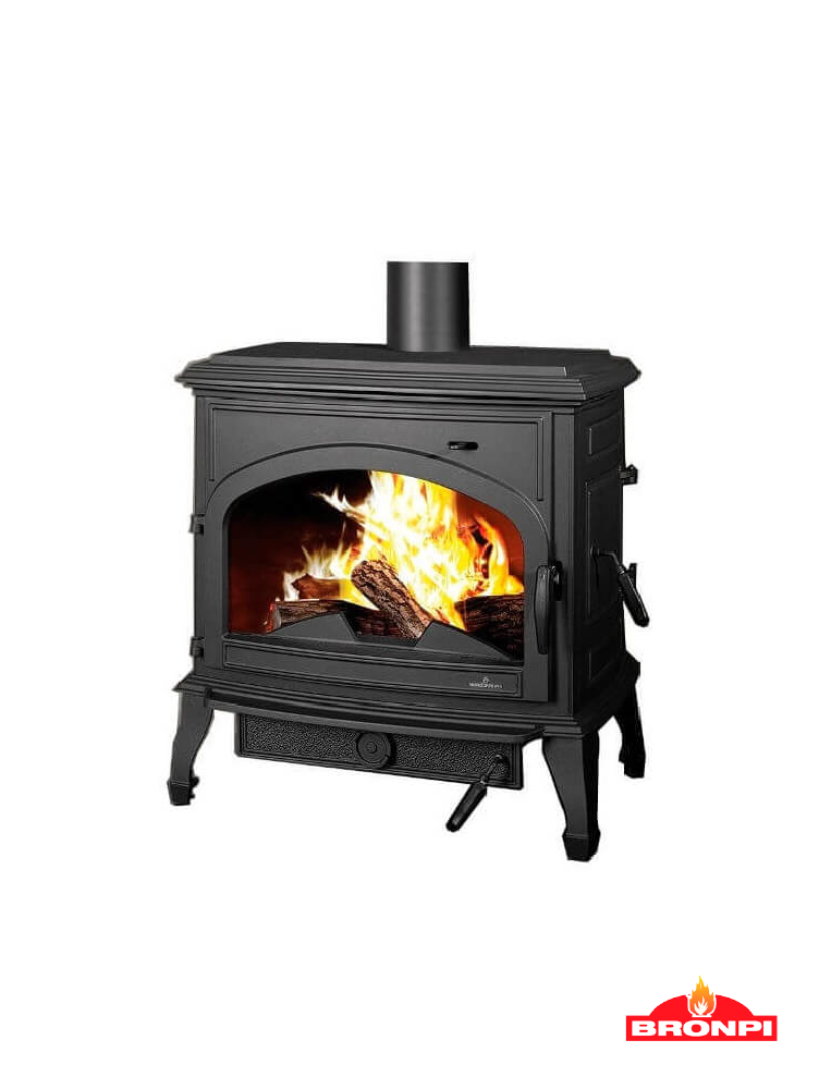 Estufa de leña de fundición Bronpi Etna 10kW