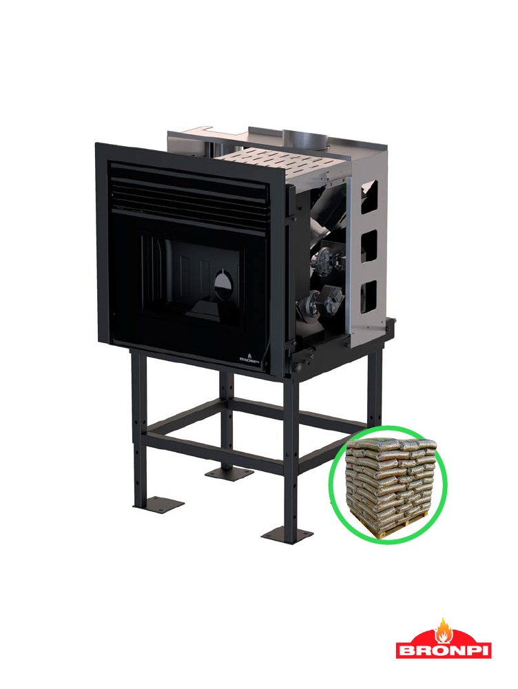 Insertable de pellets Bronpi Tavira 7kw